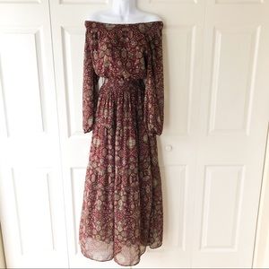 Long sleeve maxi dress